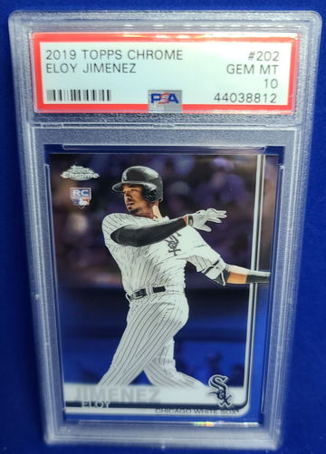 2019 Topps Chrome Eloy Jimenez #202 PSA 10