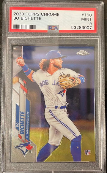 2020 Topps Chrome Bo Bichette PSA 9