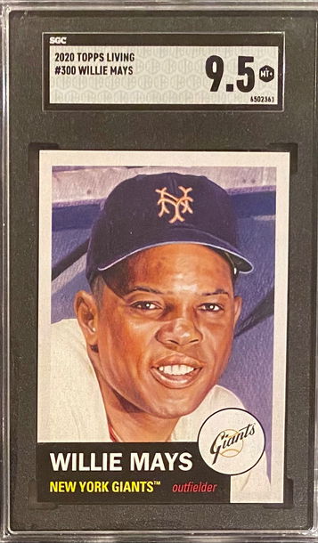 2020 Topps Living Willie Mays - SGC 9.5 !
