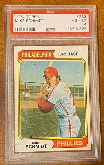 1974 Topps Mike Schmidt PSA 4 VG-EX 