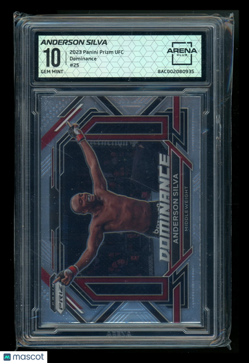2023 Panini Prizm Dominance Anderson Silva #25 Arena Club 10