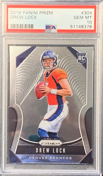 2019 Prizm Drew Lock PSA 10