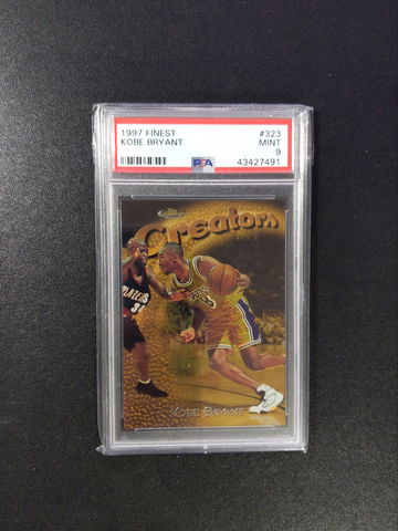  1997  Finest  #323  KOBE BRYANT PSA 9