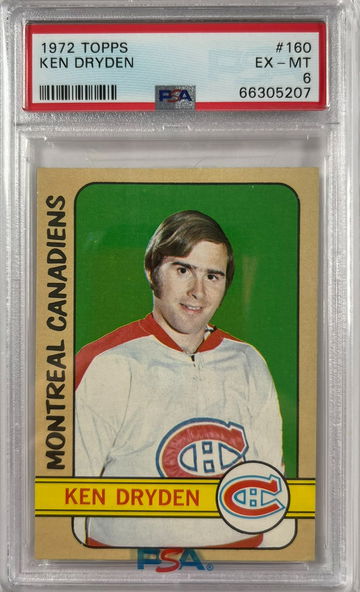 1972 Topps Ken Dryden (2nd Year) PSA 6 Excellent-Mint