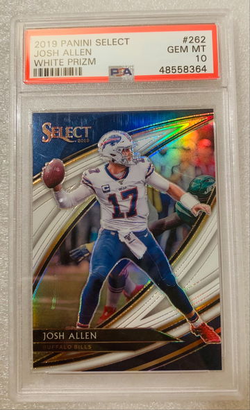 2019 Select Josh Allen Fieldlevel White /35 PSA 10
