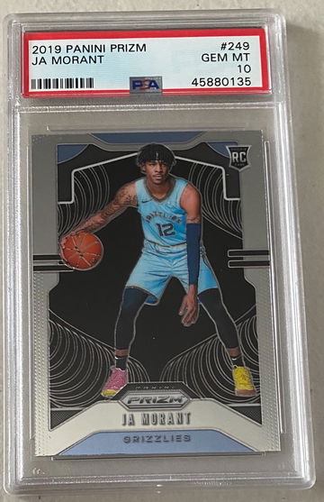 2019 Prizm Ja Morant PSA 10