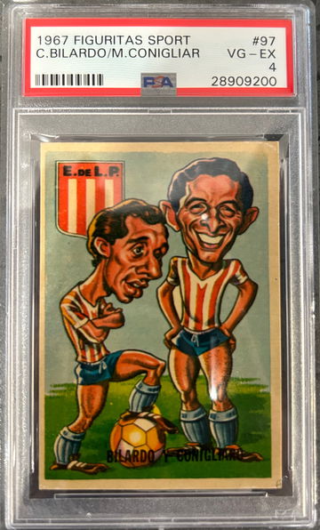 1967 Figuritas Sport C. Bilardo/M. Conigliar PSA 4