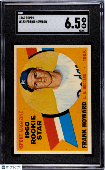 1960 Topps Frank Howard #132 SGC 6.5