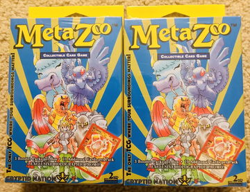 💎 Sealed Lot of 2x Metazoo Cryptid Nation 2nd Edition Wal-Mart Hangers Promo Piasa Bird 🔥 BLUE INK ✒️
