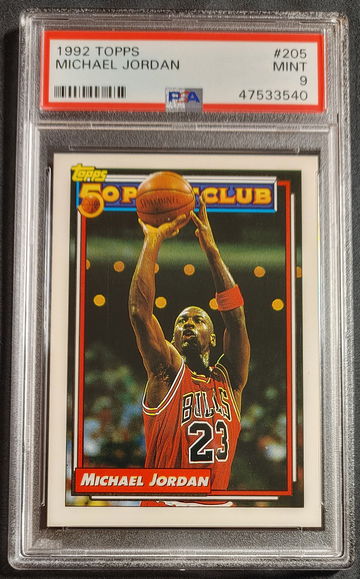 1992 Topps Michael Jordan PSA 9