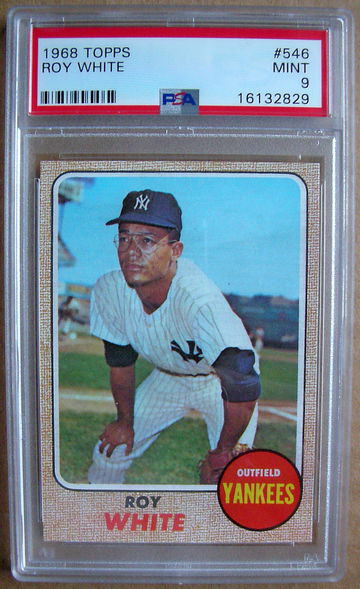 Roy White 1968 Topps #546 PSA 9 Yankees