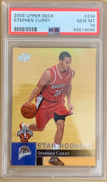 2009 Upper Deck Stephen Curry PSA 10