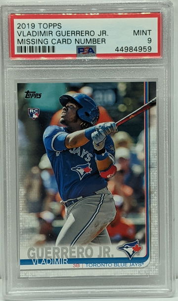 Vladimir Guerrero Jr. 2019 Topps Series 2 Missing Number