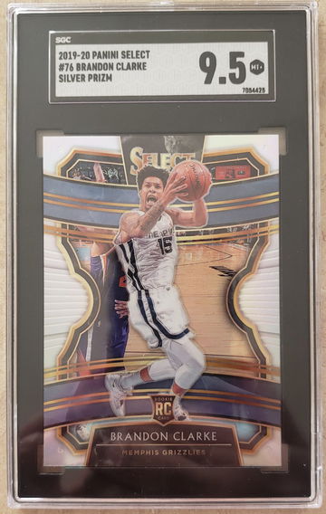 Brandon Clarke RC 2019 Select Silver #76 SGC 9.5 