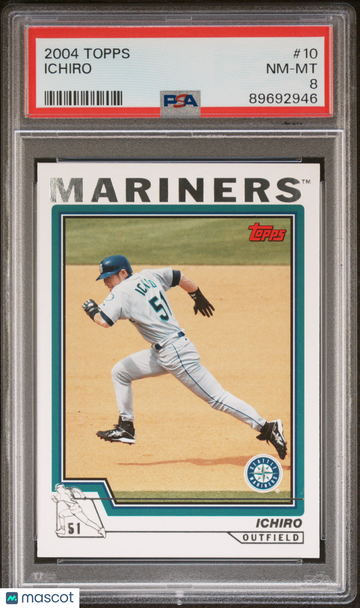 2004 Topps Ichiro #10 PSA 8