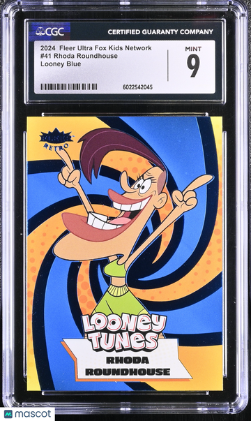 2024 Other Non-Sports Fleer Ultra Fox Kids Network Rhoda Roundhouse #41 Looney Blue CGC 9
