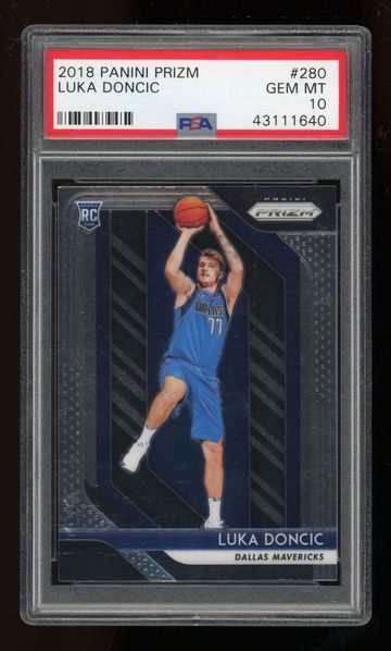 Luka Doncic 2018 Panini Prizm #280 RC PSA 10