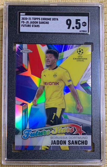 2020-21 Topps Chrome UEFA Champions League  FS-JS Jadon Sancho Future Stars 
