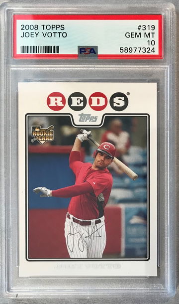 Joey Votto Rookie 2008 Topps #319 - PSA 10 Gem Mint - Reds