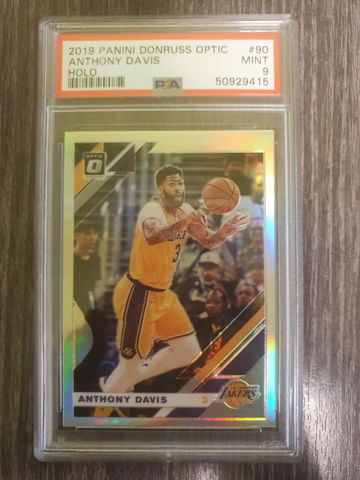 2019 DONRUSS OPTIC ANTHONY DAVIS SILVER PSA 9