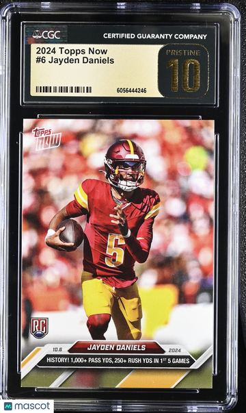 2024 Topps Now Jayden Daniels #6 CGC 10