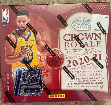 2020 - 2021 Panini Crown Royale First off the Line FOTL Hobby Box
