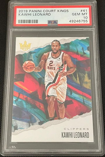 Kawhi Leonard 2019 Court Kings PSA 10
