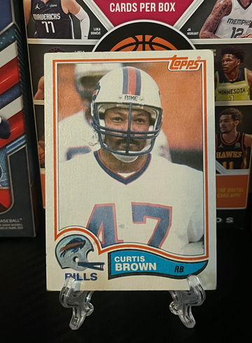 1982 Topps Curtis Brown Buffalo Bills #23