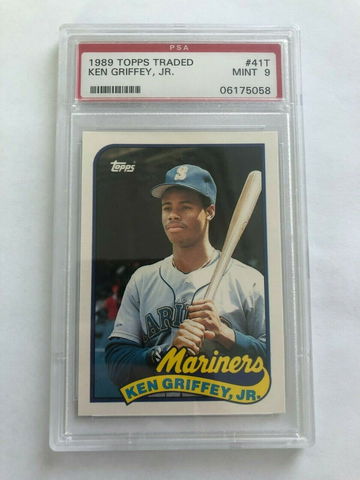 1989 Topps Traded Ken Griffey Jr PSA 9 Mint