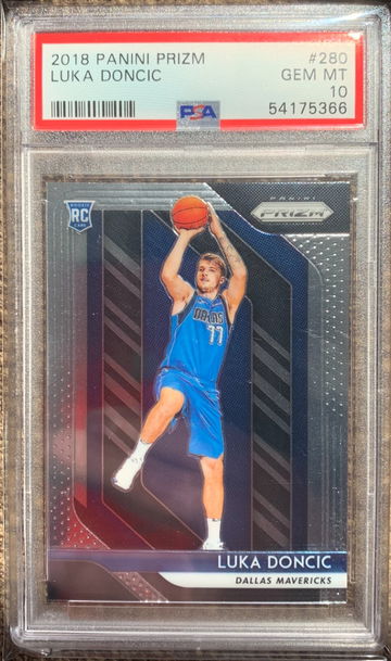 Luka Doncic 2018-19 Panini Prizm 280 PSA 10