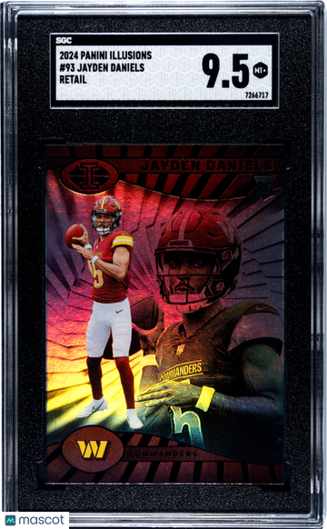 2024 Panini Illusions Jayden Daniels #93 Retail SGC 9.5