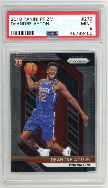 2018-19 Panini Prizm Deandre Ayton #279 Rookie RC PSA 9 Mint