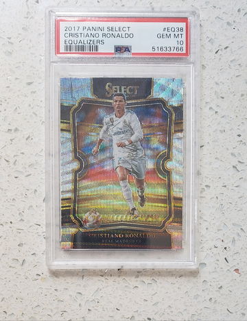 2017 Select Equalizers Refractor Cristiano Ronaldo PSA 10 GEM MINT