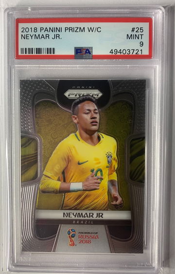 Panini World Cup 2018 Neymar PSA 9