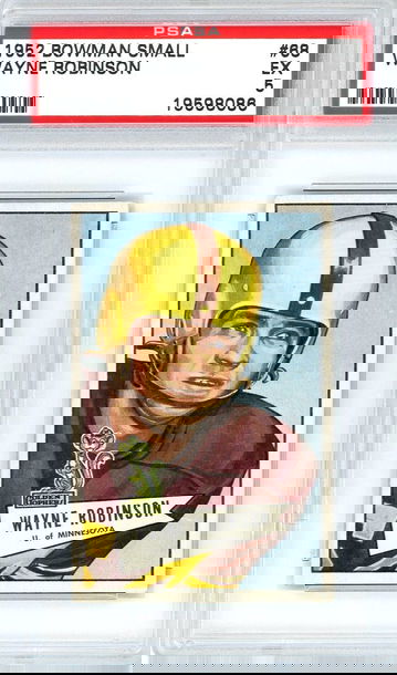 1952 Bowman Small Wayne Robinson #68 PSA 5 P1316