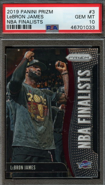 2019 Prizm Finalists #3 LeBron James PSA 10 Gem Mint
