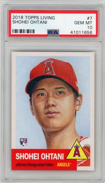 2018 Topps Living Set Shohei Ohtani PSA 10