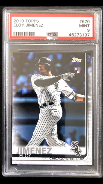2019 Topps Eloy Jimenez Rookie RC PSA 9 Mint