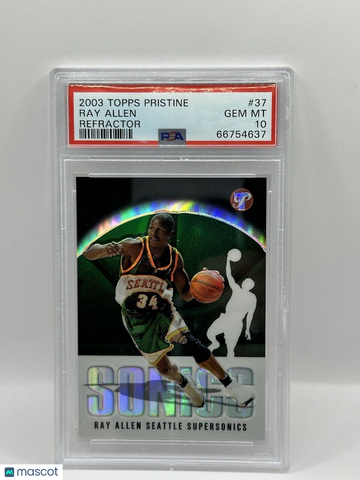 2003 Topps Pristine Ray Allen Refractor /149 #37 PSA 10 Gem Mint