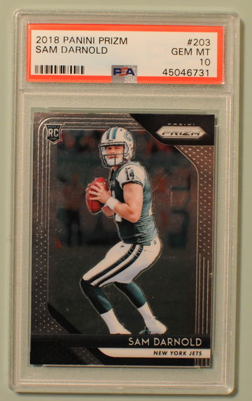 2018 Panini Prizm Sam Darnold PSA 10