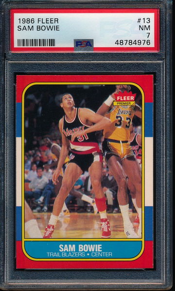 1986 Fleer Sam Bowie