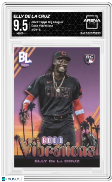 2024 Topps Big League Good Vibrations Elly De La Cruz #GV-6 RC Arena Club 9.5