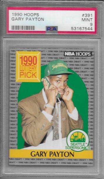 1990 Hoops Gary Payton PSA 9
