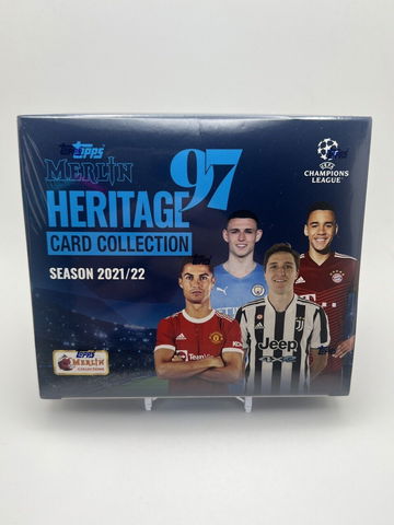 2021-22 Topps Merlin 97 Heritage UEFA Champions League Hobby Box