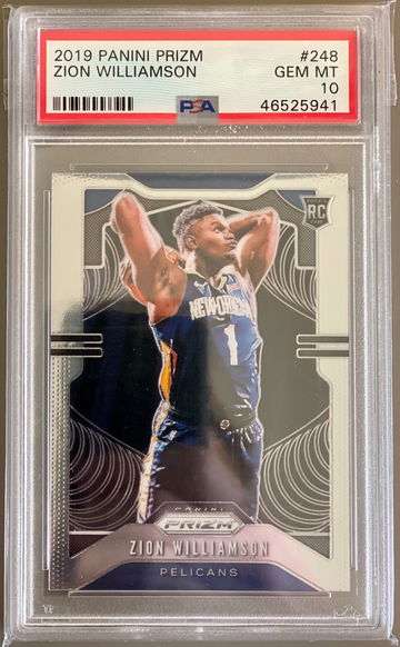 2019 Panini Prizm Zion Williamson #248 Rookie RC PSA 10 (941)