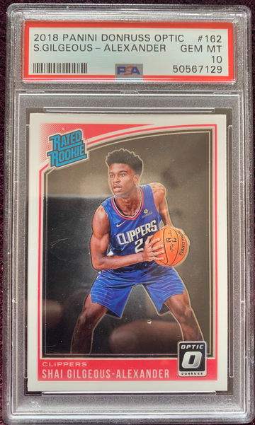 2018 Shai Gilgeous Alexander Optic PSA 10