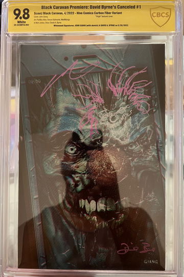 Canceled #1 Carbon Fiber Remarked and Double Signed CBCS 9.8