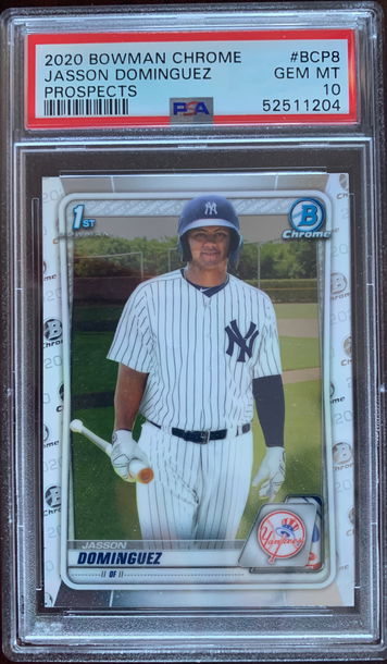 2020 Bowman Chrome Jasson Dominguez PSA 10 Gem Mint