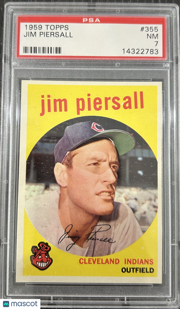1959 Topps Jim Piersall #355 PSA 7