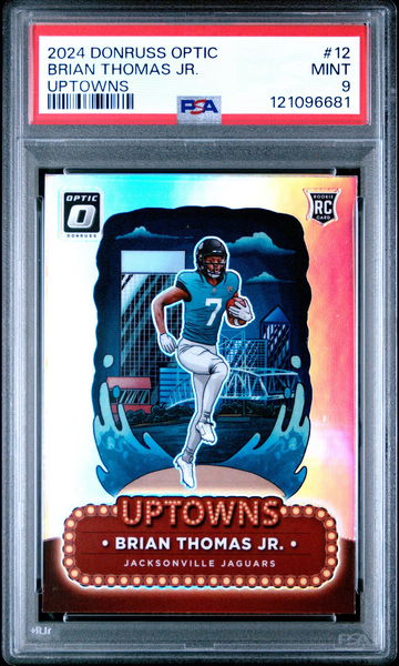 2024 Donruss Optic Uptowns Brian Thomas Jr. #12 PSA 9